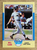 1988 Fleer Baseball MVP's #5 Will Clark