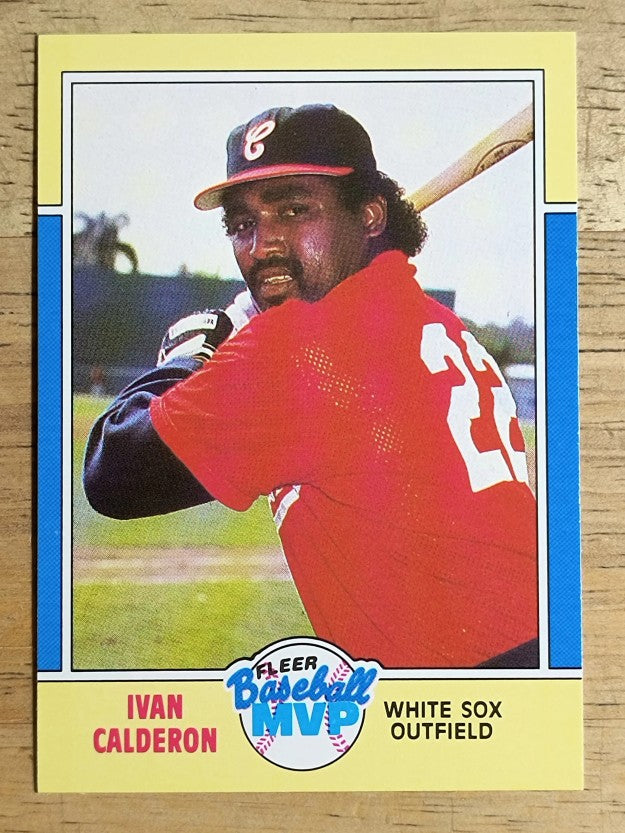 1988 Fleer Baseball MVP's #4 Ivan Calderon