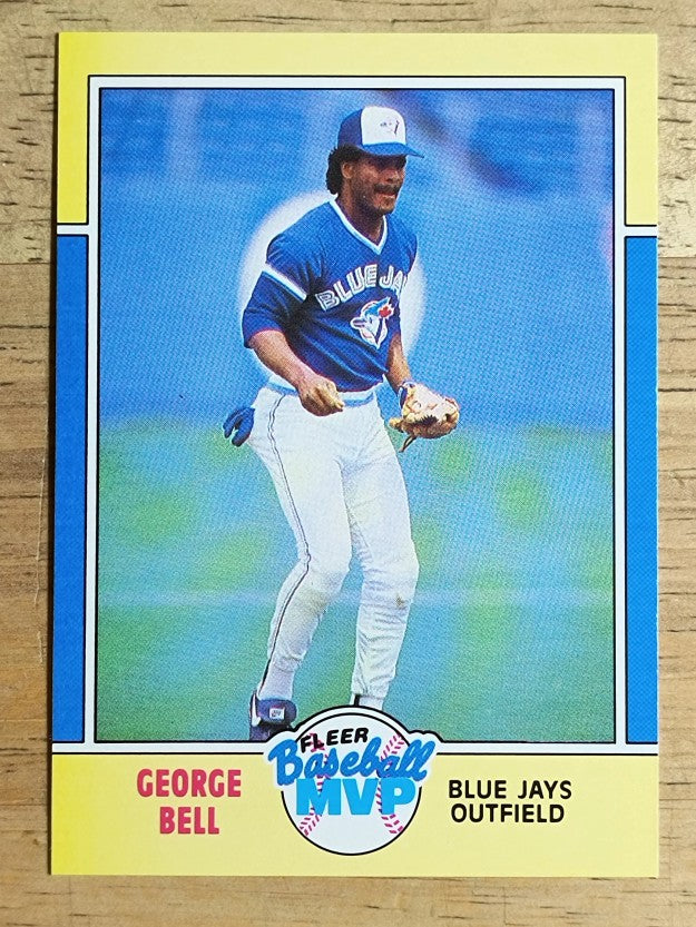 1988 Fleer Baseball MVP's #1 George Bell