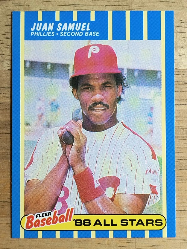 1988 Fleer Baseball All-Stars #35 Juan Samuel
