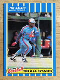 1988 Fleer Baseball All-Stars #31 Tim Raines