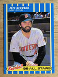 1988 Fleer Baseball All-Stars #33 Jeff Reardon