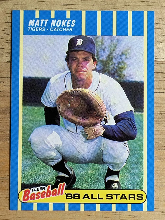 1988 Fleer Baseball All-Stars #29 Matt Nokes