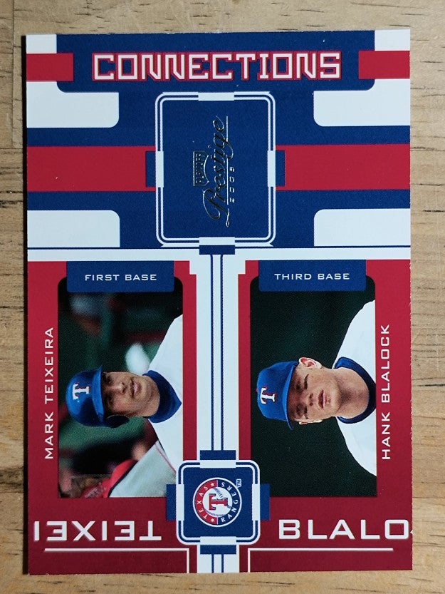 2005 Playoff Prestige Connections #21 Mark Teixeira/Hank Blalock