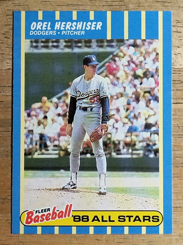 1988 Fleer Baseball All-Stars #14 Orel Hershiser