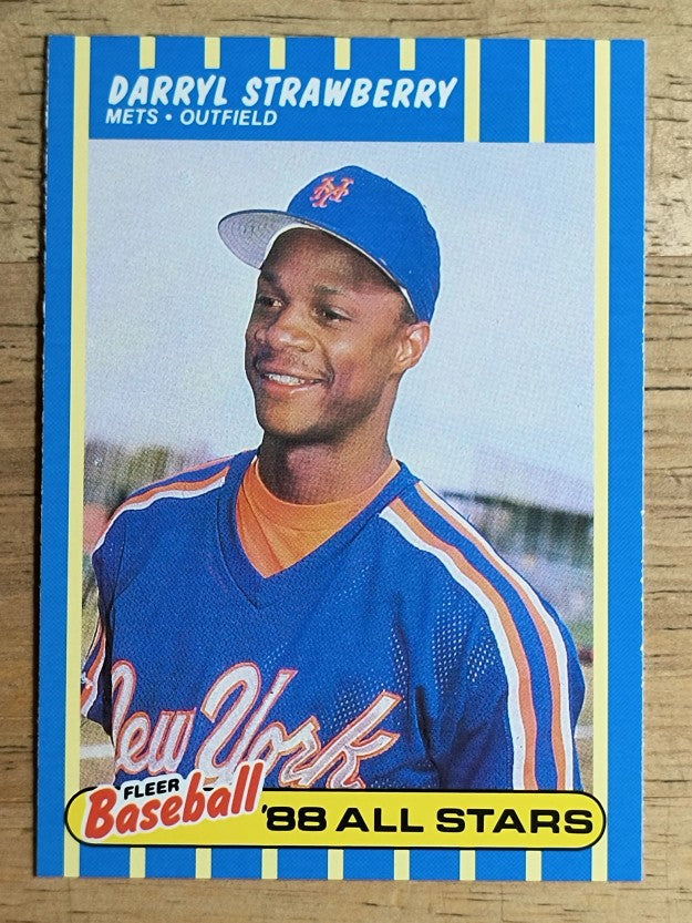 1988 Fleer Baseball All-Stars #40 Darryl Strawberry