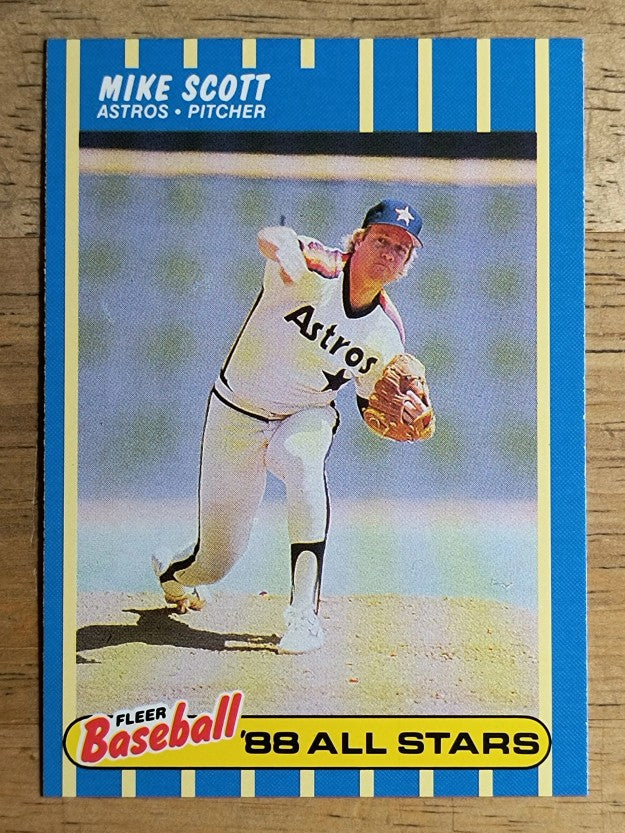 1988 Fleer Baseball All-Stars #37 Mike Scott