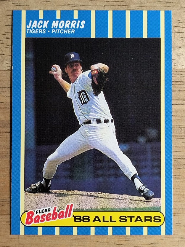 1988 Fleer Baseball All-Stars #26 Jack Morris