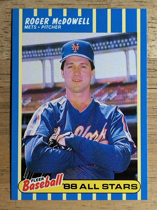 1988 Fleer Baseball All-Stars #24 Roger McDowell