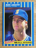 1988 Fleer Baseball All-Stars #20 Mark Langston