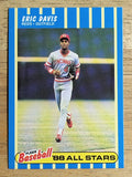 1988 Fleer Baseball All-Stars #9 Eric Davis