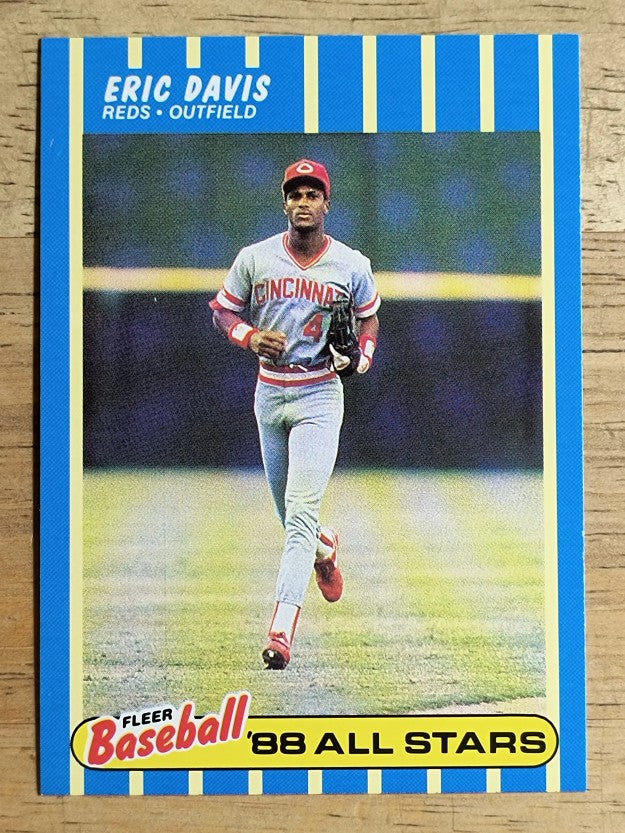1988 Fleer Baseball All-Stars #9 Eric Davis