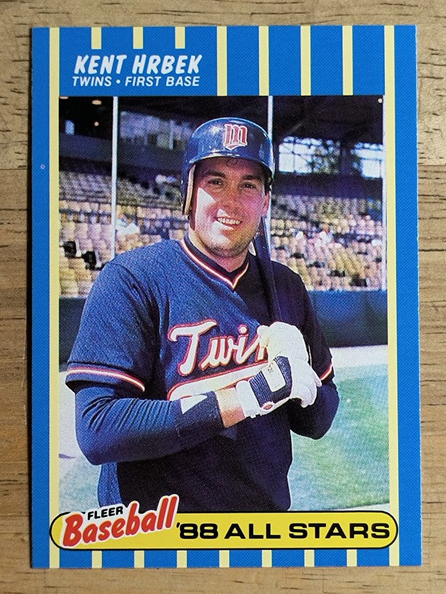 1988 Fleer Baseball All-Stars #17 Kent Hrbek