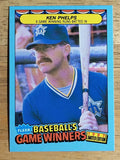 1987 Fleer Game Winners #34 Ken Phelps