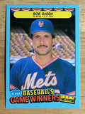 1987 Fleer Game Winners #32 Bob Ojeda