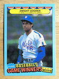 1987 Fleer Game Winners #18 Dwight Gooden