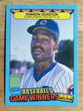 1987 Fleer Game Winners #13 Shawon Dunston