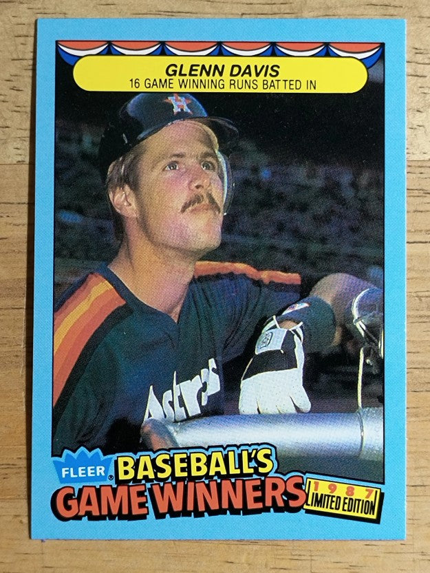1987 Fleer Game Winners #12 Glenn Davis