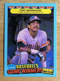 1987 Fleer Game Winners #4 Tony Bernazard