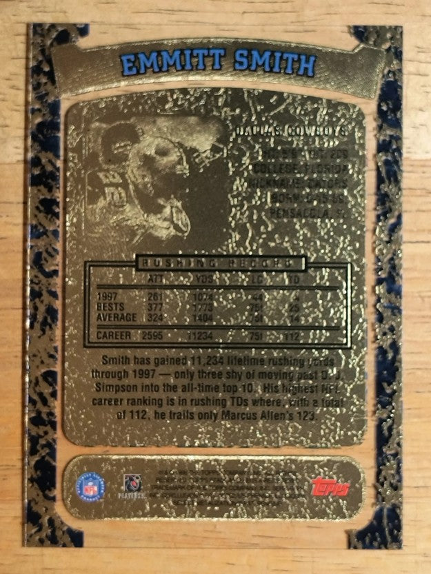 1998 Stadium Club Leading Legends #8 Emmitt Smith