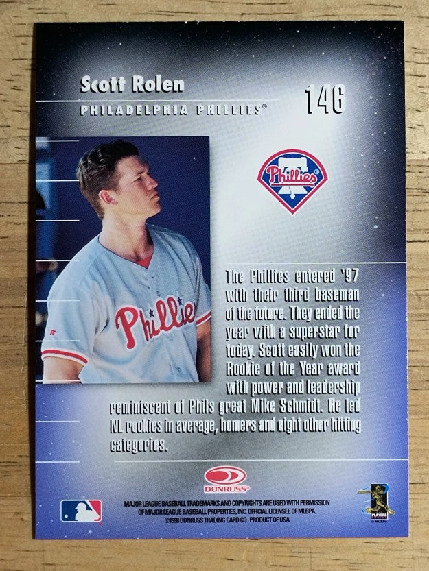 1998 Donruss Elite #146 Scott Rolen GEN