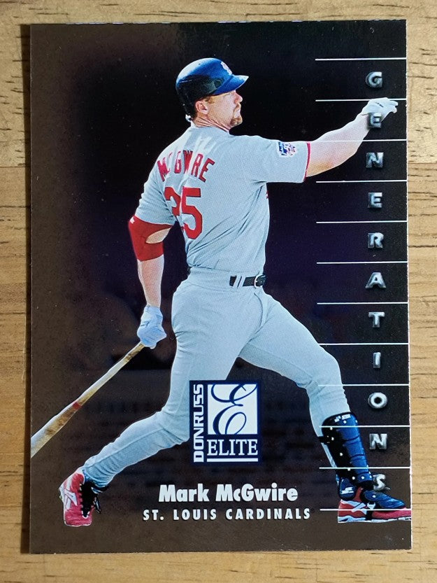 1998 Donruss Elite #130 Mark McGwire GEN