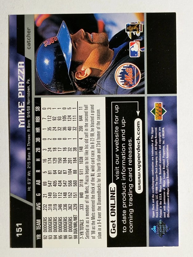 1999 Upper Deck #151 Mike Piazza