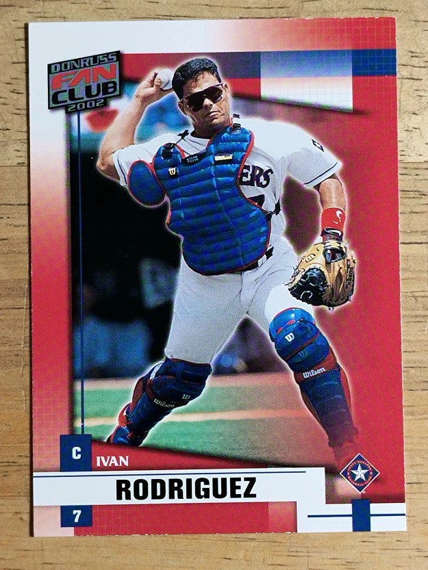 2002 Donruss Fan Club #72 Ivan Rodriguez
