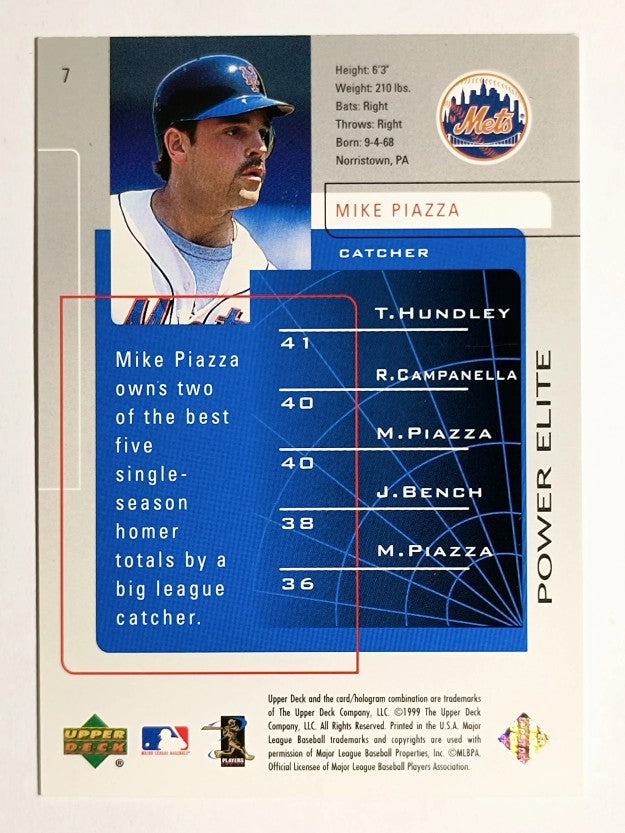 1999 Upper Deck Challengers for 70 #7 Mike Piazza