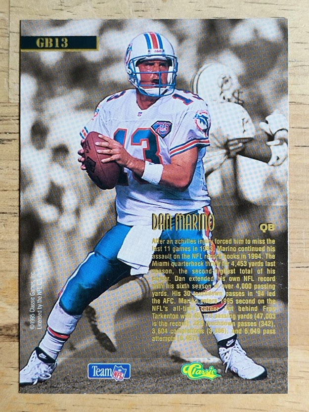 1995 Pro Line GameBreakers #GB13 Dan Marino