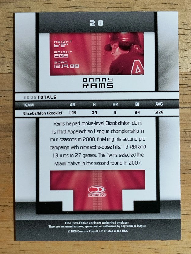 2008 Donruss Elite Extra Edition #28 Danny Rams