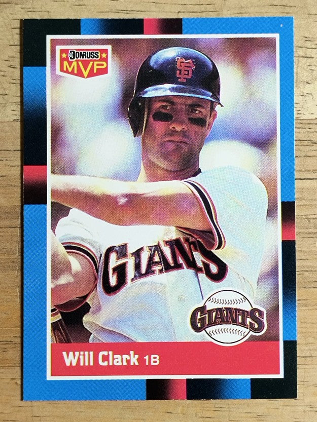 1988 Donruss Bonus MVP's #BC24 Will Clark SP