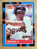 1988 Donruss Bonus MVP's #BC24 Will Clark SP