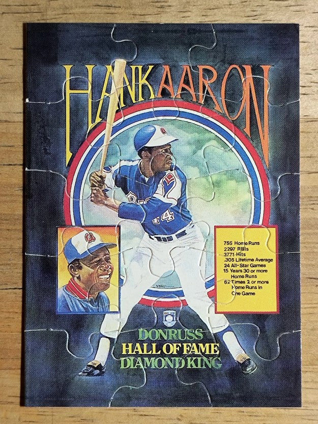 1986 Donruss Rookies #HA Hank Aaron/Puzzle