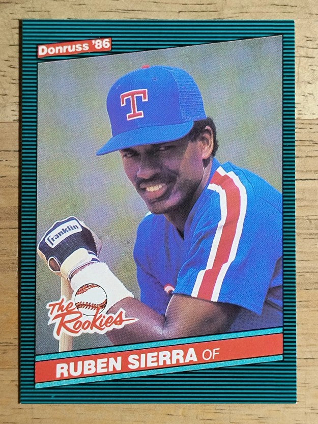 1986 Donruss Rookies #52 Ruben Sierra XRC