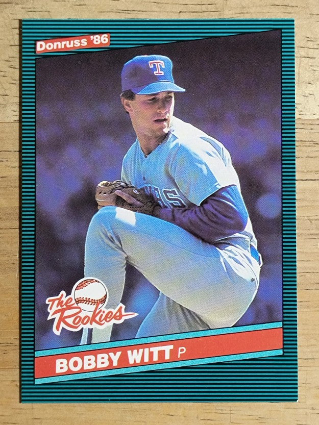 1986 Donruss Rookies #49 Bobby Witt XRC
