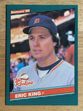 1986 Donruss Rookies #27 Eric King