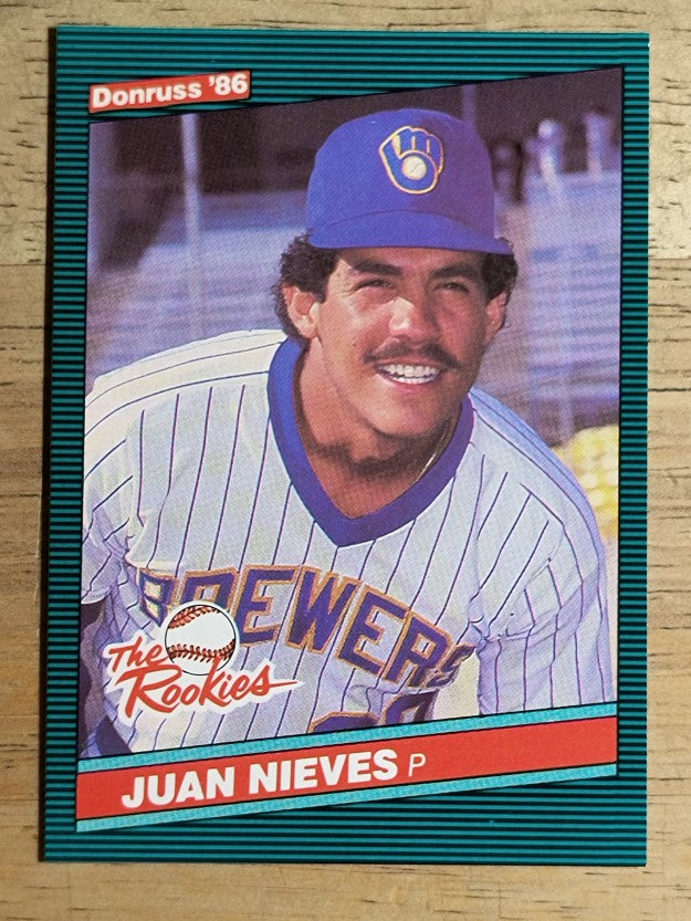 1986 Donruss Rookies #12 Juan Nieves