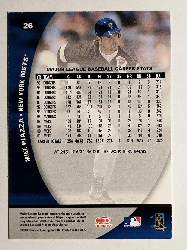 2001 Donruss Class of 2001 #26 Mike Piazza