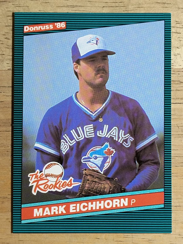 1986 Donruss Rookies #13 Mark Eichhorn