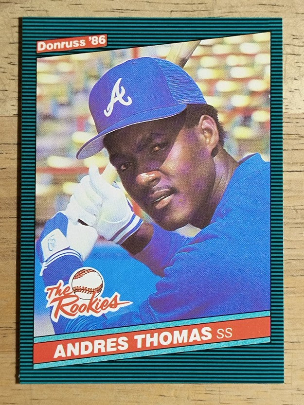 1986 Donruss Rookies #10 Andres Thomas