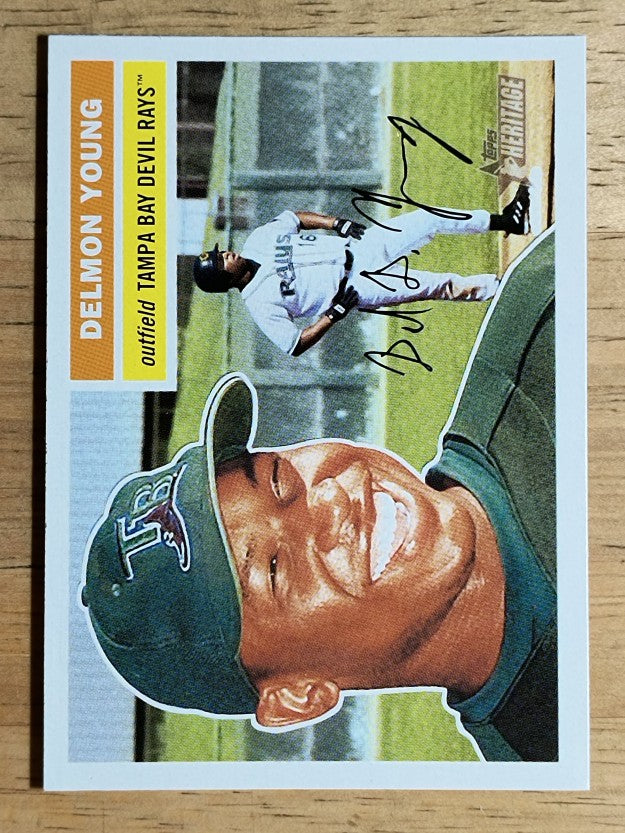2005 Topps Heritage #374 Delmon Young
