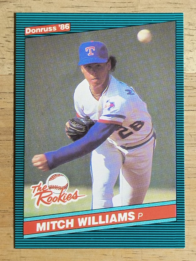 1986 Donruss Rookies #19 Mitch Williams XRC
