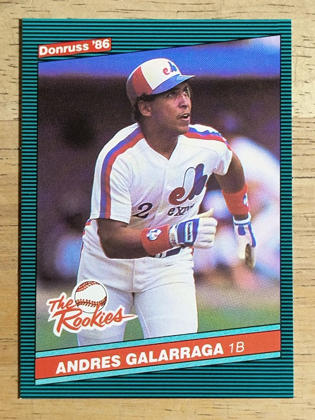 1986 Donruss Rookies #7 Andres Galarraga