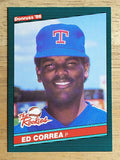1986 Donruss Rookies #4 Ed Correa