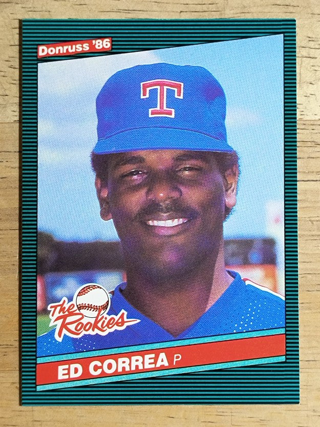 1986 Donruss Rookies #4 Ed Correa