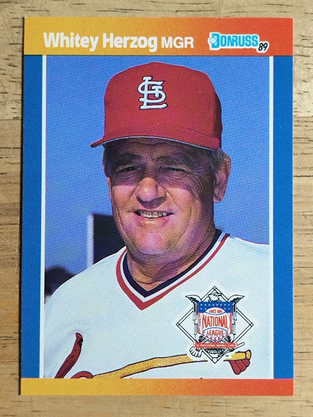 1989 Donruss All-Stars #42 Whitey Herzog MG