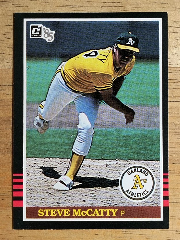 1985 Donruss #497 Steve McCatty