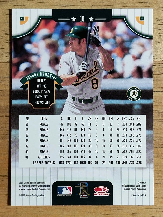 2002 Donruss #10 Johnny Damon