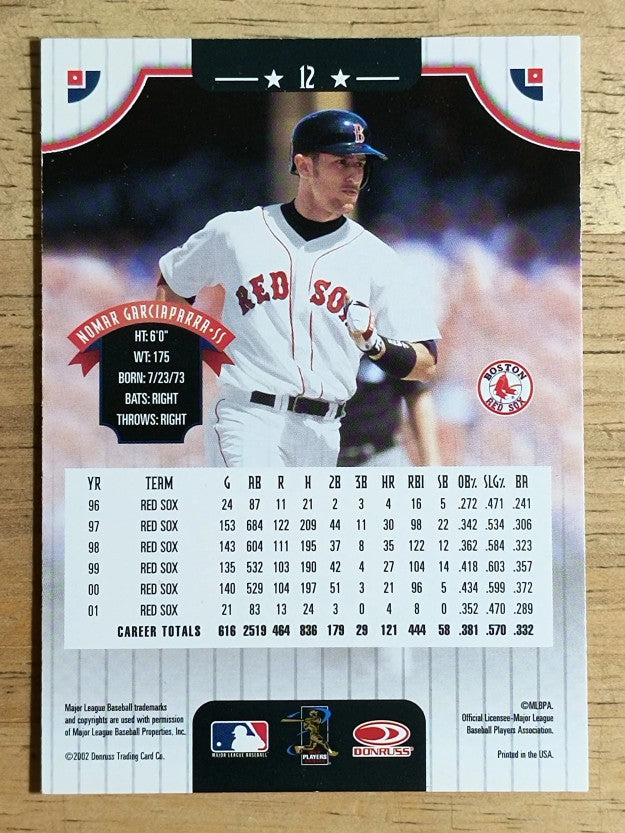 2002 Donruss #12 Nomar Garciaparra